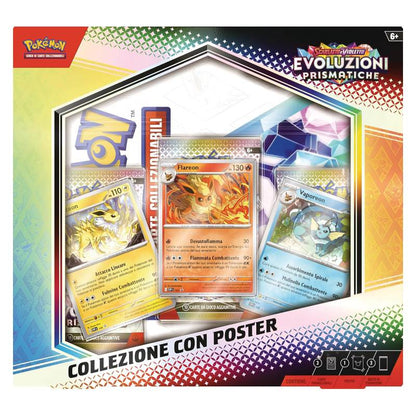 Pokémon - Evoluzioni Prismatiche - Collezione con poster (IT)
