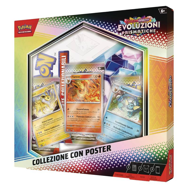 Pokémon - Evoluzioni Prismatiche - Collezione con poster (IT)