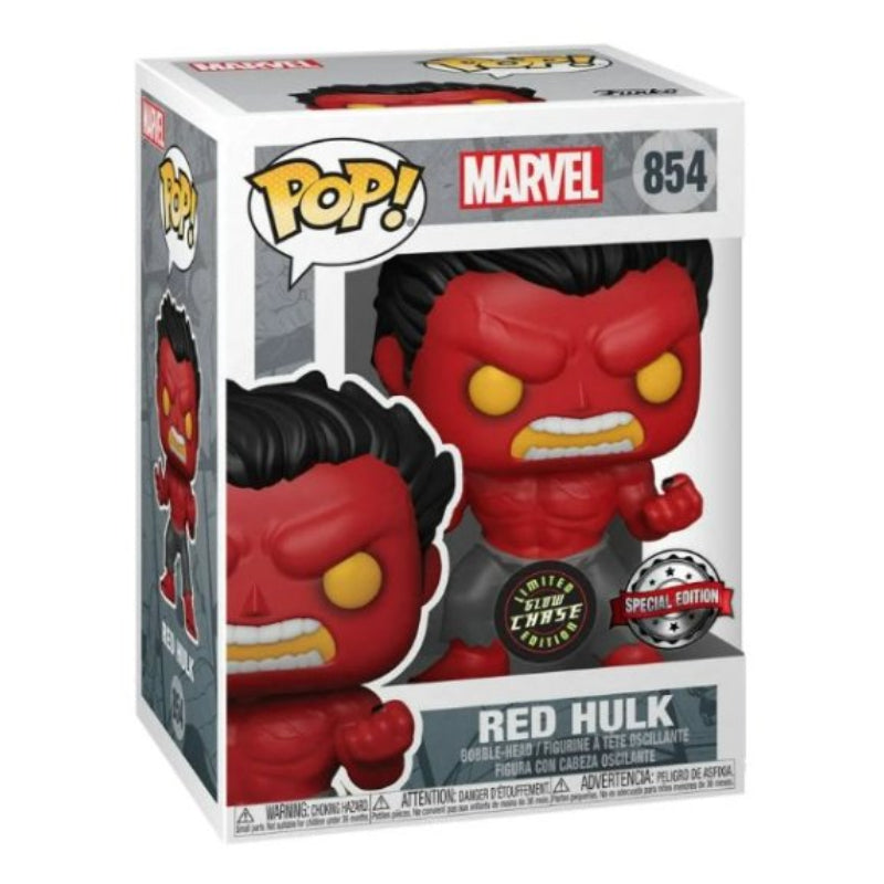 Funko POP! - Marvel - Red Hulk CHASE GITD 854