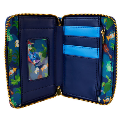 Loungefly - Portafoglio con zip - Lilo e Stitch - Camping cuties