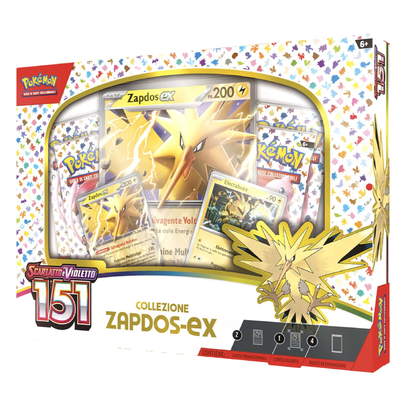 Pokémon - Scarlatto e Violetto 151 - Collezione Zapdos EX (IT)