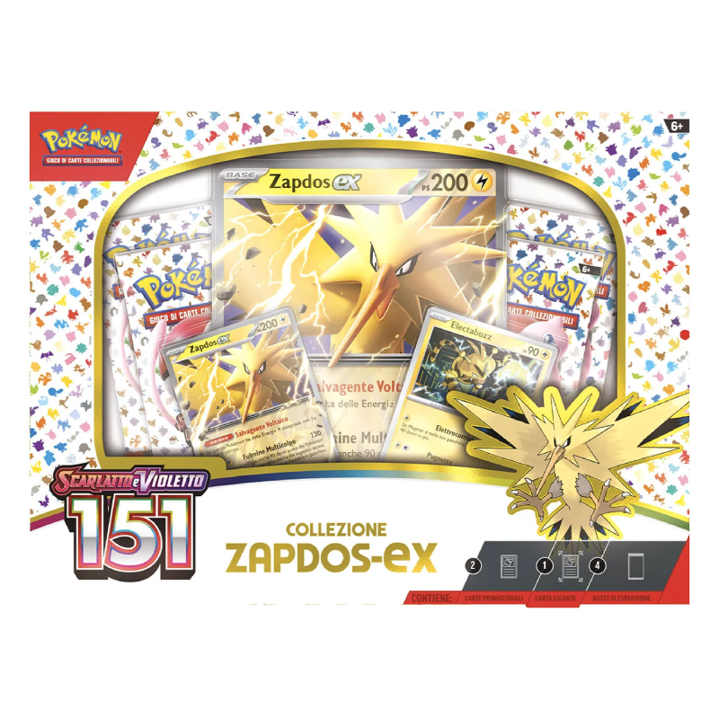 Pokémon - Scarlatto e Violetto 151 - Collezione Zapdos EX (IT)