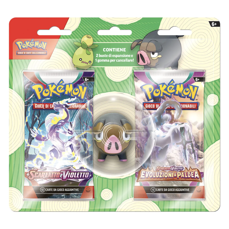 Pokémon - Collezione con gomma per cancellare di Lechonk (IT)