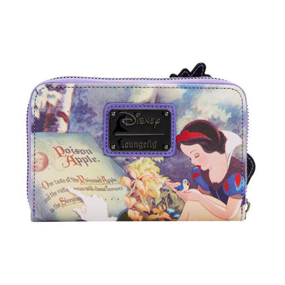 Loungefly - Portafoglio con zip - Biancaneve e i sette nani - Villains Scene Evil Queen