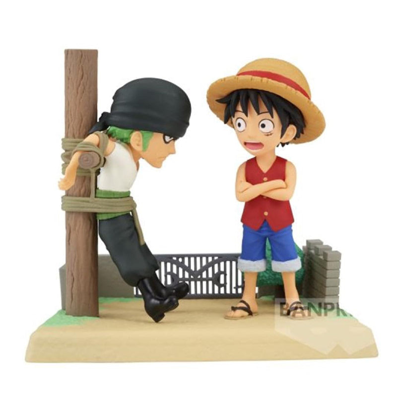 Banpresto - WCF Log Stories - One Piece - Mokey D. Luffy e Roronoa Zoro