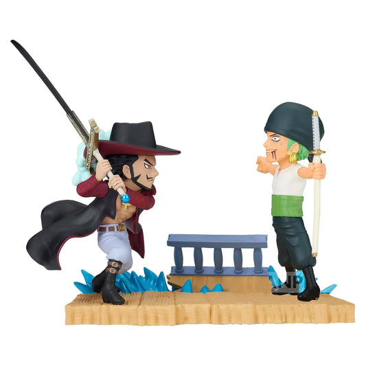 Banpresto - WCF Log Stories - One Piece - Roronoa Zoro vs Dracule Mihawk