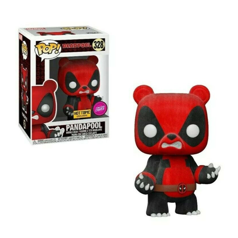 Funko POP! - Marvel - Pandapool CHASE FLOCKED 328