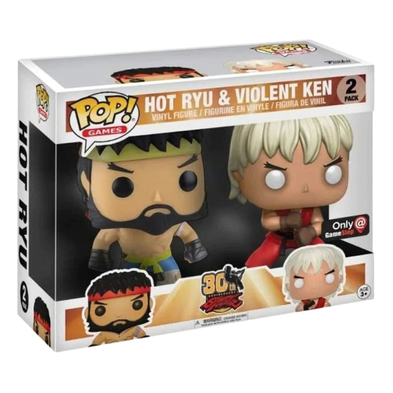 Funko POP! - Street Fighter - 2pack Hot Ryu e Violent Ken